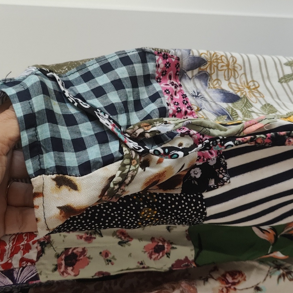 Patchwork Multicolor Women's Pants Nwot - image 4